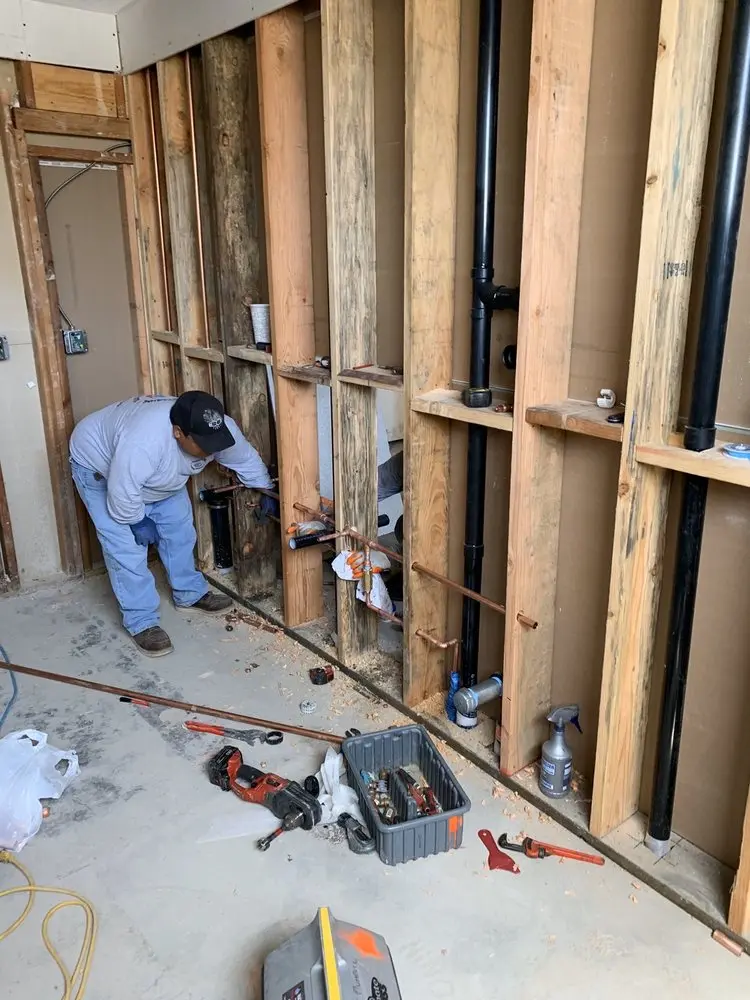 Commercial rough-in plumbing for Gas Line Repair in Lower Paxton